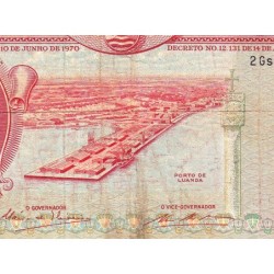 Angola - Pick 97_1 - 500 escudos - Série 2 Gsf - 10/06/1970 - Etat : B
