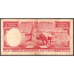 Angola - Pick 97_2 - 500 escudos - Série 14 Ac - 10/06/1970 - Etat : TB-