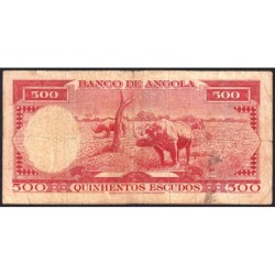 Angola - Pick 97_2 - 500 escudos - Série 15 Ab - 10/06/1970 - Etat : TB-