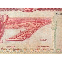 Angola - Pick 97_2 - 500 escudos - Série 15 Ab - 10/06/1970 - Etat : TB-