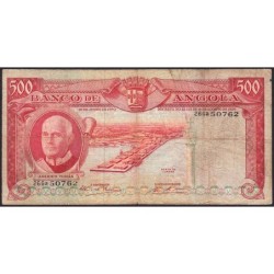 Angola - Pick 97_2 - 500 escudos - Série 26 Ga - 10/06/1970 - Etat : B