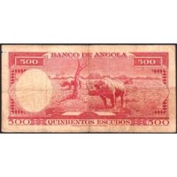 Angola - Pick 97_2 - 500 escudos - Série 26 Ga - 10/06/1970 - Etat : B