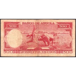 Angola - Pick 97_2 - 500 escudos - Série 35 aE - 10/06/1970 - Etat : B+