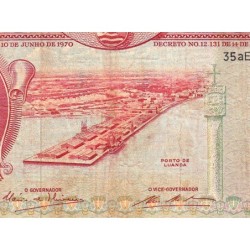 Angola - Pick 97_2 - 500 escudos - Série 35 aE - 10/06/1970 - Etat : B+