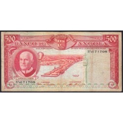 Angola - Pick 97_2 - 500 escudos - Série 37 aG - 10/06/1970 - Etat : B+