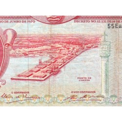 Angola - Pick 97_2 - 500 escudos - Série 55 Ea - 10/06/1970 - Etat : TB-