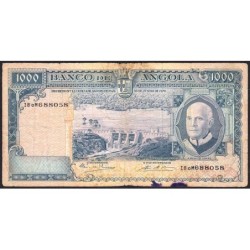 Angola - Pick 98_2 - 1'000 escudos - Série I8 oM - 10/06/1970 - Etat : B