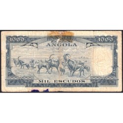 Angola - Pick 98_2 - 1'000 escudos - Série I8 oM - 10/06/1970 - Etat : B