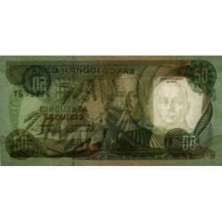 Angola - Pick 100 - 50 escudos - Série YG - 24/11/1972 - Etat : pr.NEUF