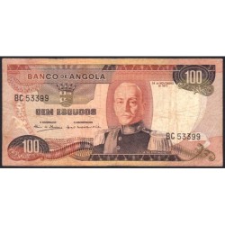 Angola - Pick 101 - 100 escudos - Série BC - 24/11/1972 - Etat : TB-