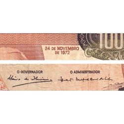 Angola - Pick 101 - 100 escudos - Série BC - 24/11/1972 - Etat : TB-