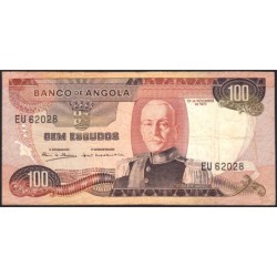 Angola - Pick 101 - 100 escudos - Série EU - 24/11/1972 - Etat : TB