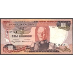 Angola - Pick 101 - 100 escudos - Série FC - 24/11/1972 - Etat : TB+