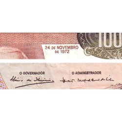 Angola - Pick 101 - 100 escudos - Série FU - 24/11/1972 - Etat : TB