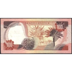 Angola - Pick 101 - 100 escudos - Série LN - 24/11/1972 - Etat : TB+