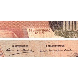 Angola - Pick 101 - 100 escudos - Série OT - 24/11/1972 - Etat : B