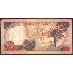 Angola - Pick 101 - 100 escudos - Série QU - 24/11/1972 - Etat : B