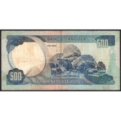 Angola - Pick 102 - 500 escudos - Série DJ - 24/11/1972 - Etat : TB-