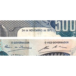 Angola - Pick 102 - 500 escudos - Série KP - 24/11/1972 - Etat : TB-