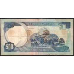 Angola - Pick 102 - 500 escudos - Série ME - 24/11/1972 - Etat : TB-