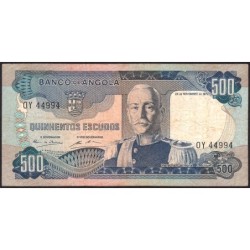Angola - Pick 102 - 500 escudos - Série OY - 24/11/1972 - Etat : TB