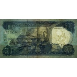 Angola - Pick 102 - 500 escudos - Série PX - 24/11/1972 - Etat : TTB