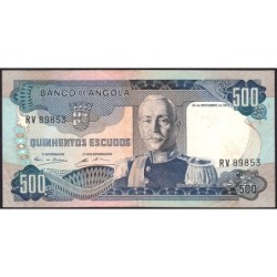 Angola - Pick 102 - 500 escudos - Série RV - 24/11/1972 - Etat : TTB