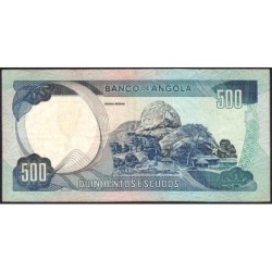 Angola - Pick 102 - 500 escudos - Série VK - 24/11/1972 - Etat : TB