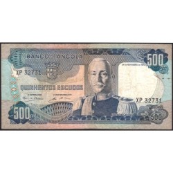 Angola - Pick 102 - 500 escudos - Série XP - 24/11/1972 - Etat : TB-