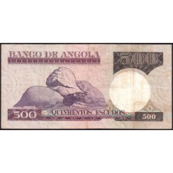 Angola - Pick 107_1 - 500 escudos - Série B - 10/06/1973 - Etat : TB+