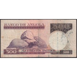 Angola - Pick 107_1 - 500 escudos - Série Y - 10/06/1973 - Etat : TB-
