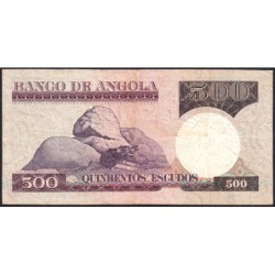 Angola - Pick 107_2 - 500 escudos - Série BC- 10/06/1973 - Etat : TB-