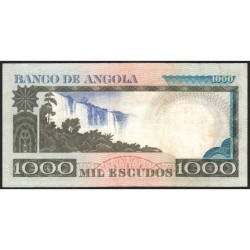 Angola - Pick 108_2 - 1'000 escudos - Série AD - 10/06/1973 - Etat : TTB