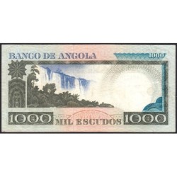 Angola - Pick 108_2 - 1'000 escudos - Série AL - 10/06/1973 - Etat : TB+