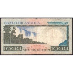 Angola - Pick 108_2 - 1'000 escudos - Série AR - 10/06/1973 - Etat : B