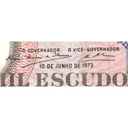 Angola - Pick 108_2 - 1'000 escudos - Série ZR - 10/06/1973 - Etat : TB