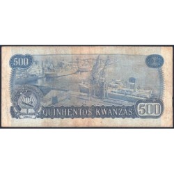 Angola - Pick 116 - 500 kwanzas - Série B/A - 14/08/1979 - Etat : TB
