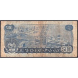 Angola - Pick 116 - 500 kwanzas - Série D/A - 14/08/1979 - Etat : TB-