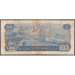 Angola - Pick 116 - 500 kwanzas - Série K/A - 14/08/1979 - Etat : TB