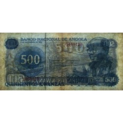 Angola - Pick 116 - 500 kwanzas - Série L/A - 14/08/1979 - Etat : TB+