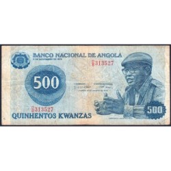 Angola - Pick 116 - 500 kwanzas - Série D/B - 14/08/1979 - Etat : TB