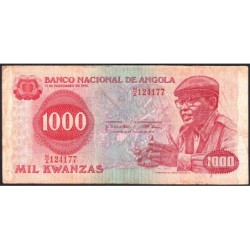 Angola - Pick 117 - 1'000 kwanzas - Série N/A - 14/08/1979 - Etat : TB