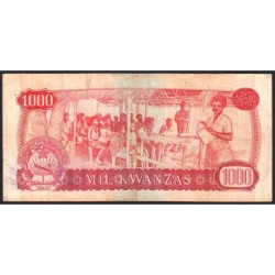 Angola - Pick 117 - 1'000 kwanzas - Série W/A - 14/08/1979 - Etat : TB