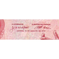 Angola - Pick 117 - 1'000 kwanzas - Série W/A - 14/08/1979 - Etat : TB