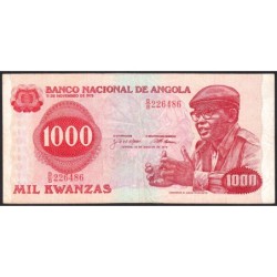 Angola - Pick 117 - 1'000 kwanzas - Série B/B - 14/08/1979 - Etat : TTB