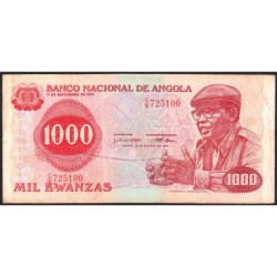 Angola - Pick 117 - 1'000 kwanzas - Série C/B - 14/08/1979 - Etat : TB