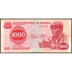 Angola - Pick 117 - 1'000 kwanzas - Série F/B - 14/08/1979 - Etat : TB