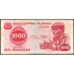 Angola - Pick 117 - 1'000 kwanzas - Série H/B - 14/08/1979 - Etat : TB