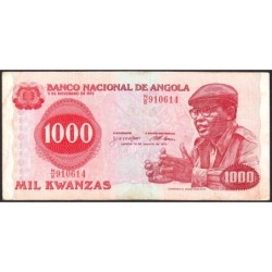 Angola - Pick 117 - 1'000 kwanzas - Série N/B - 14/08/1979 - Etat : TTB