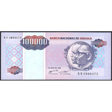 Angola - Pick 139 - 100'000 kwanzas reajustados - Série RR - 01/05/1995 - Etat : NEUF